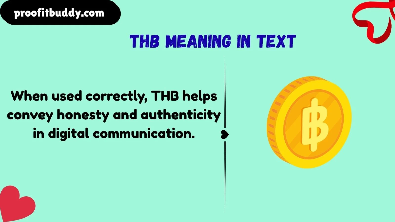 thb meaning in text
