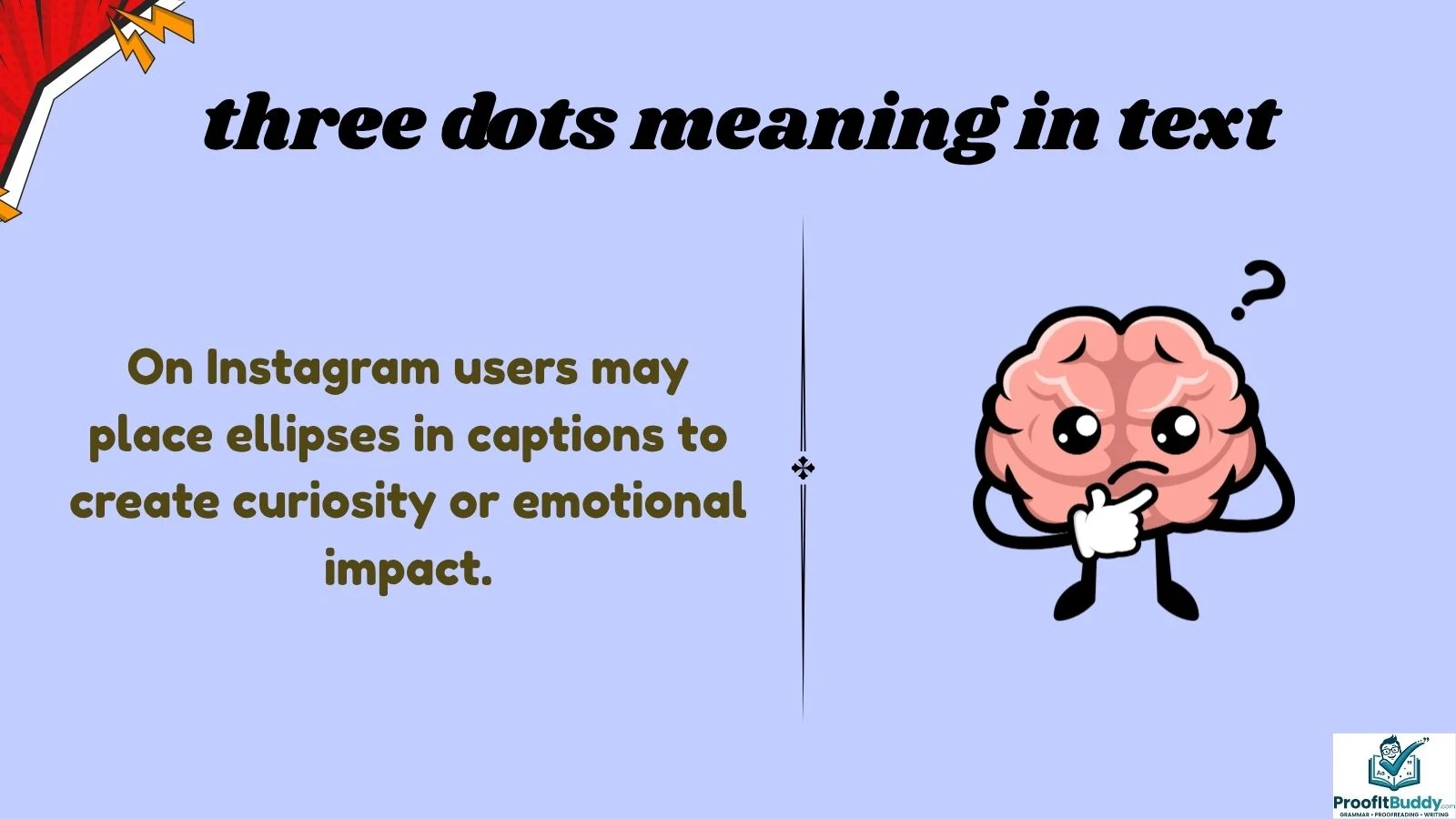 three dots meaning in text