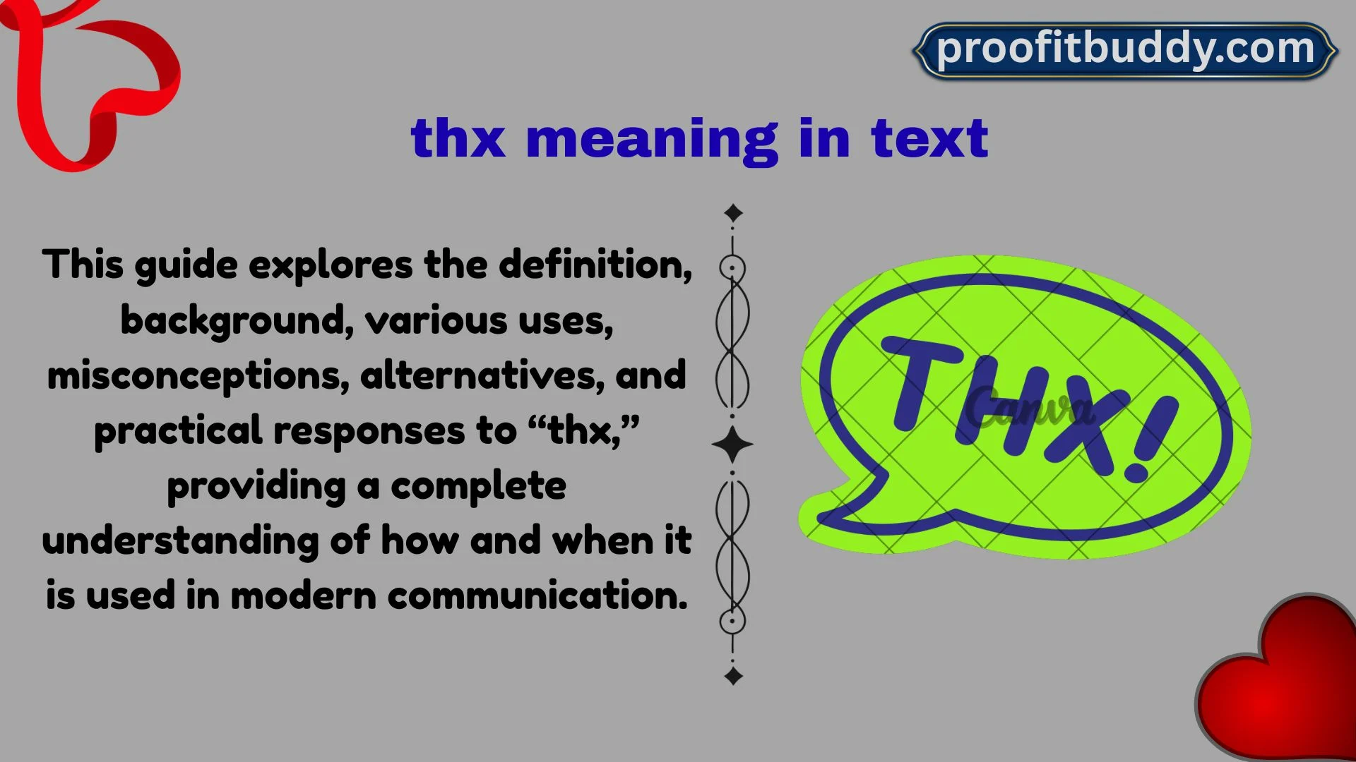 thx meaning in text