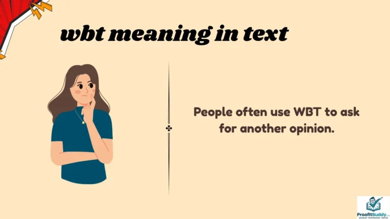 Wbt Meaning on Text