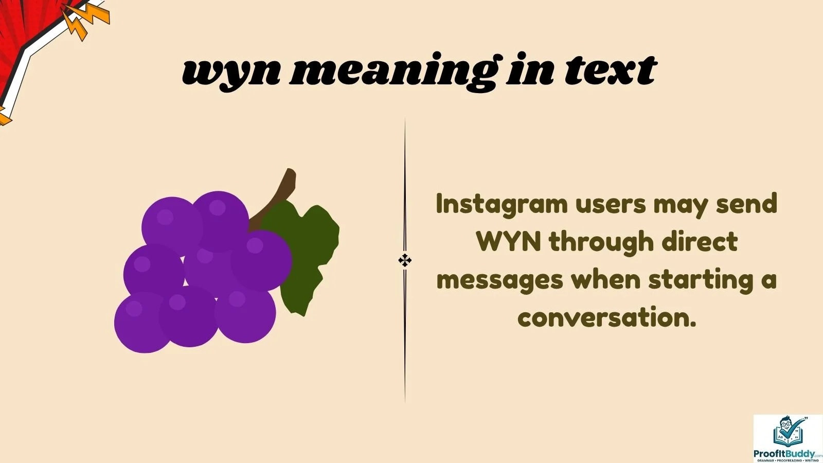wyn meaning in text