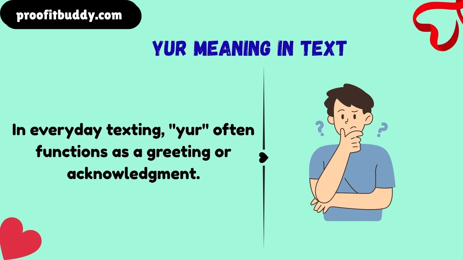 yur meaning in text