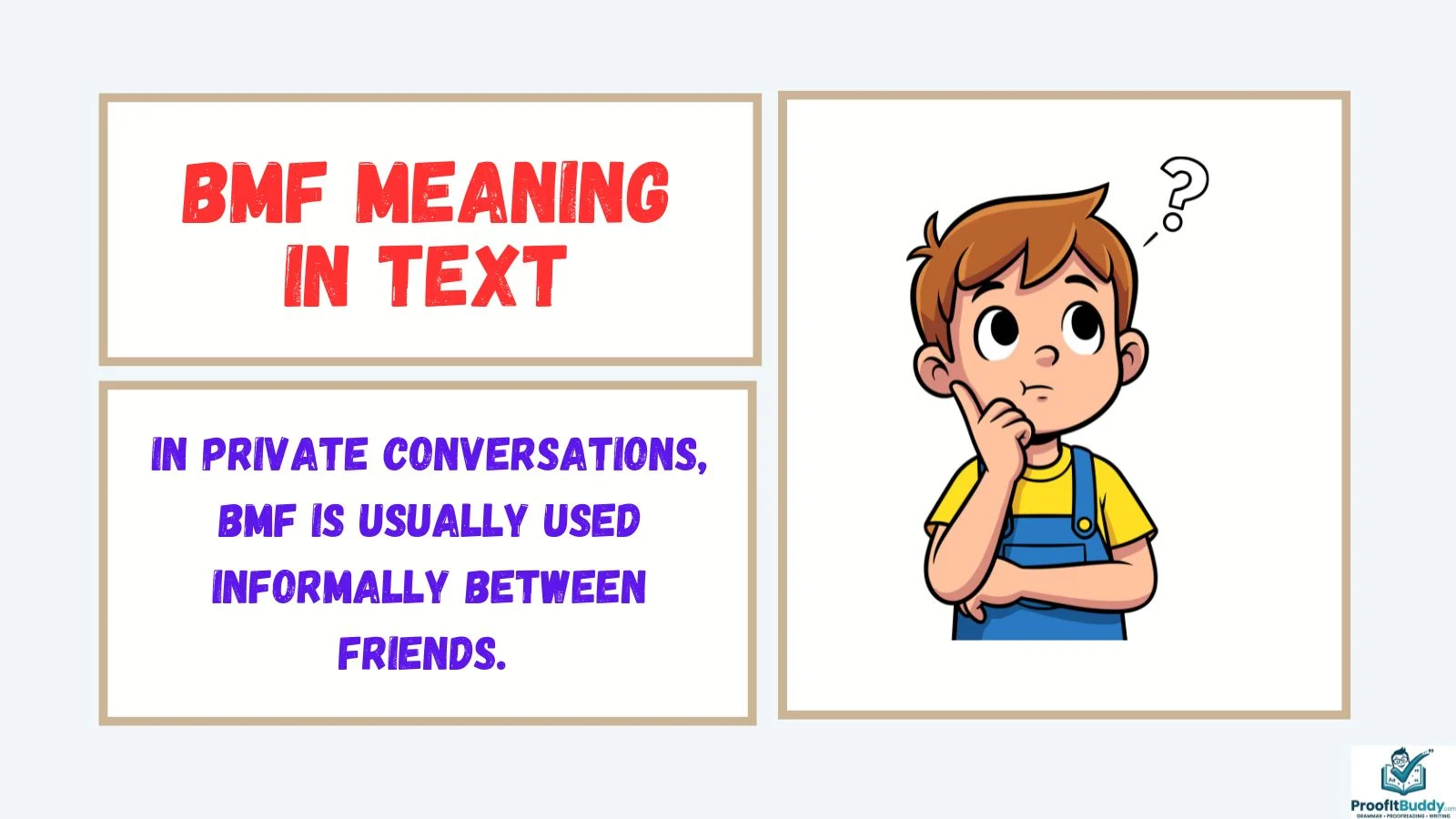 bmf meaning in text