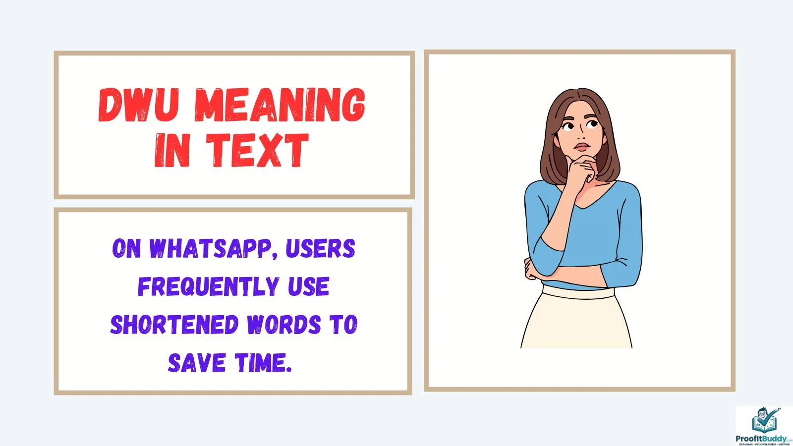 dwu meaning in text