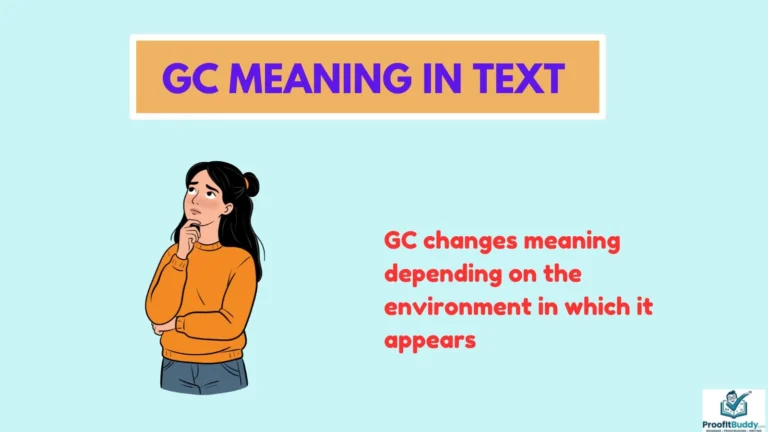 gc meaning in text