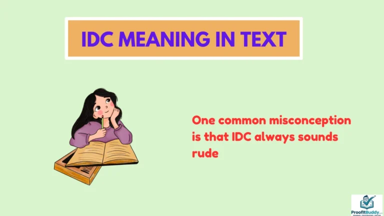 idc meaning in text