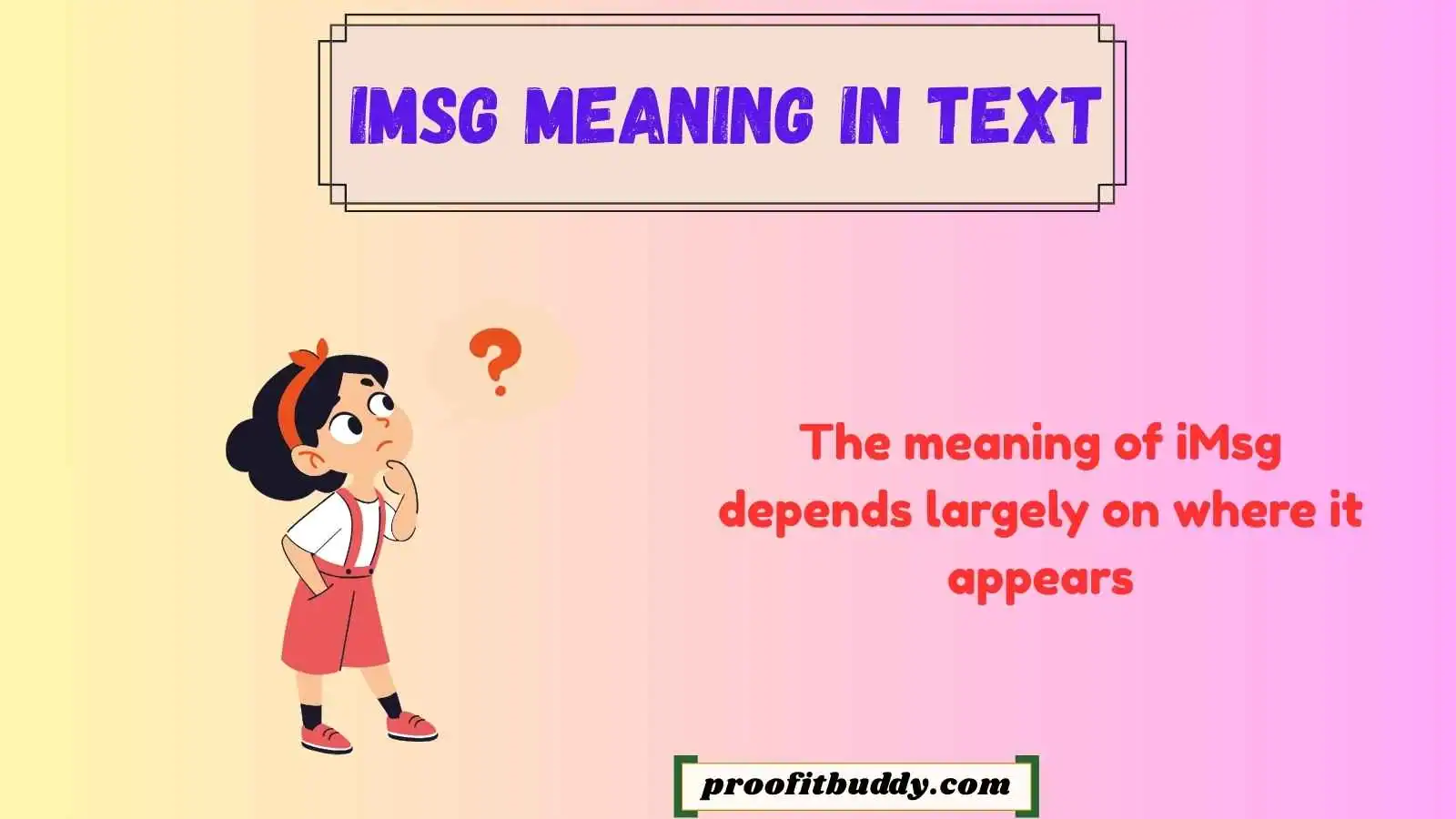 imsg meaning in text