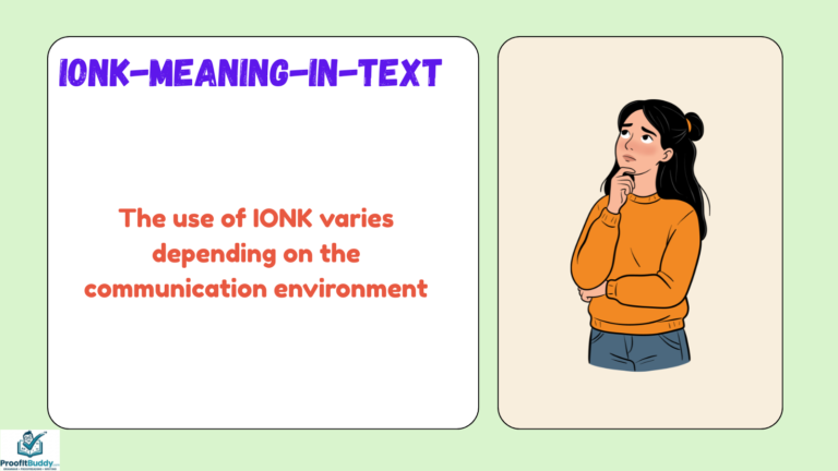 ionk meaning in text