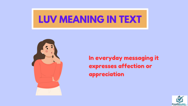 luv meaning in text