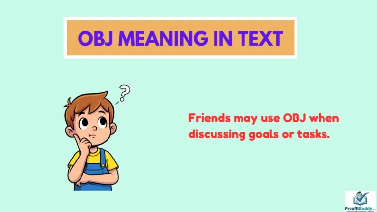 obj meaning in text