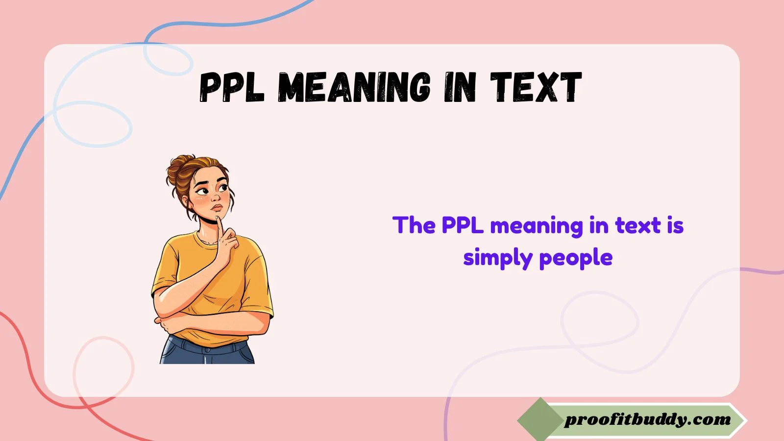 ppl meaning in text