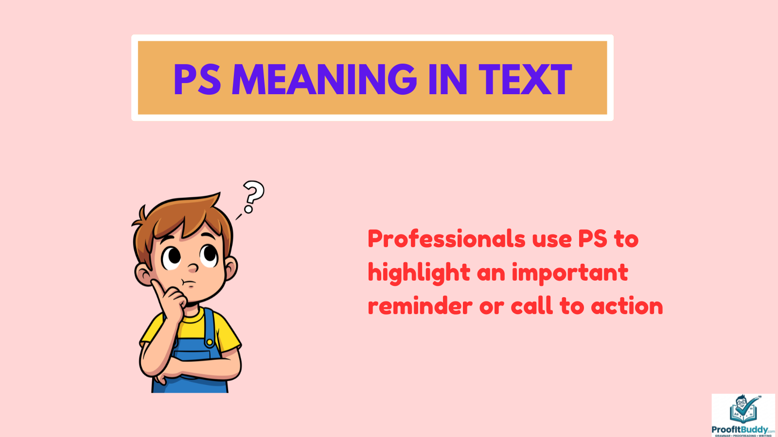 ps meaning in text