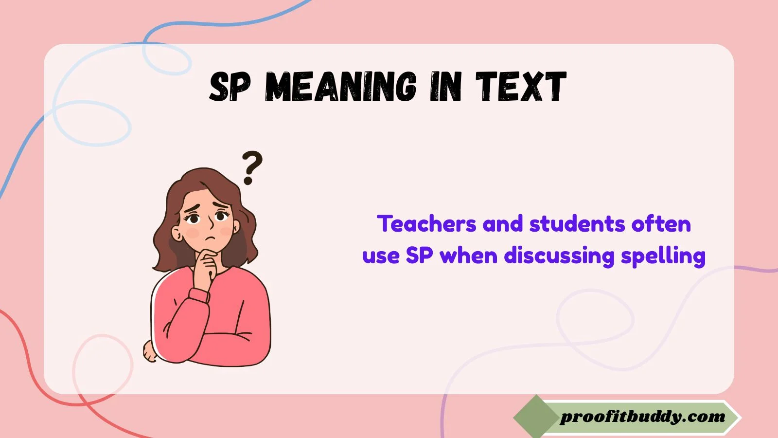 sp meaning in text