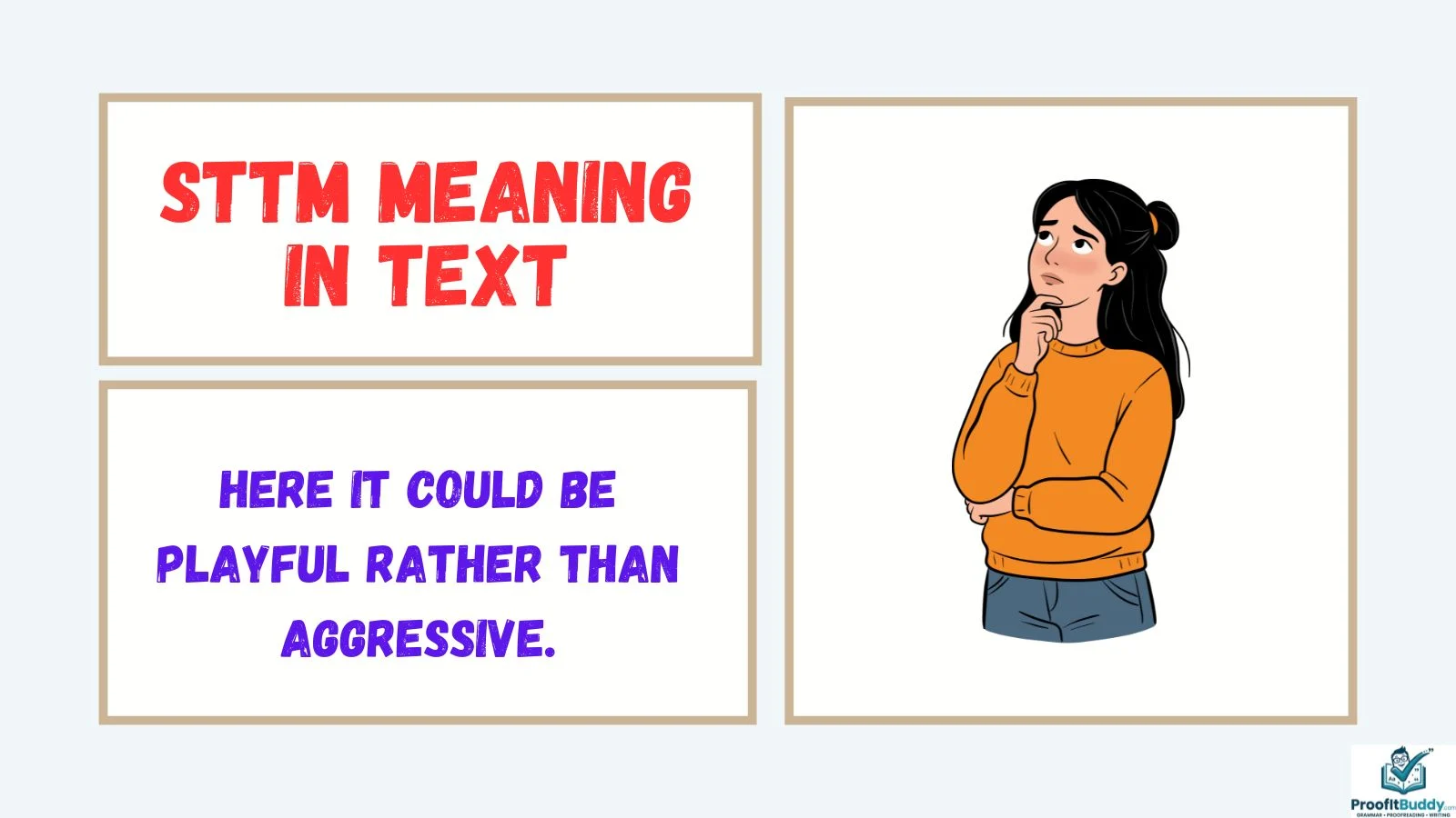sttm meaning in text