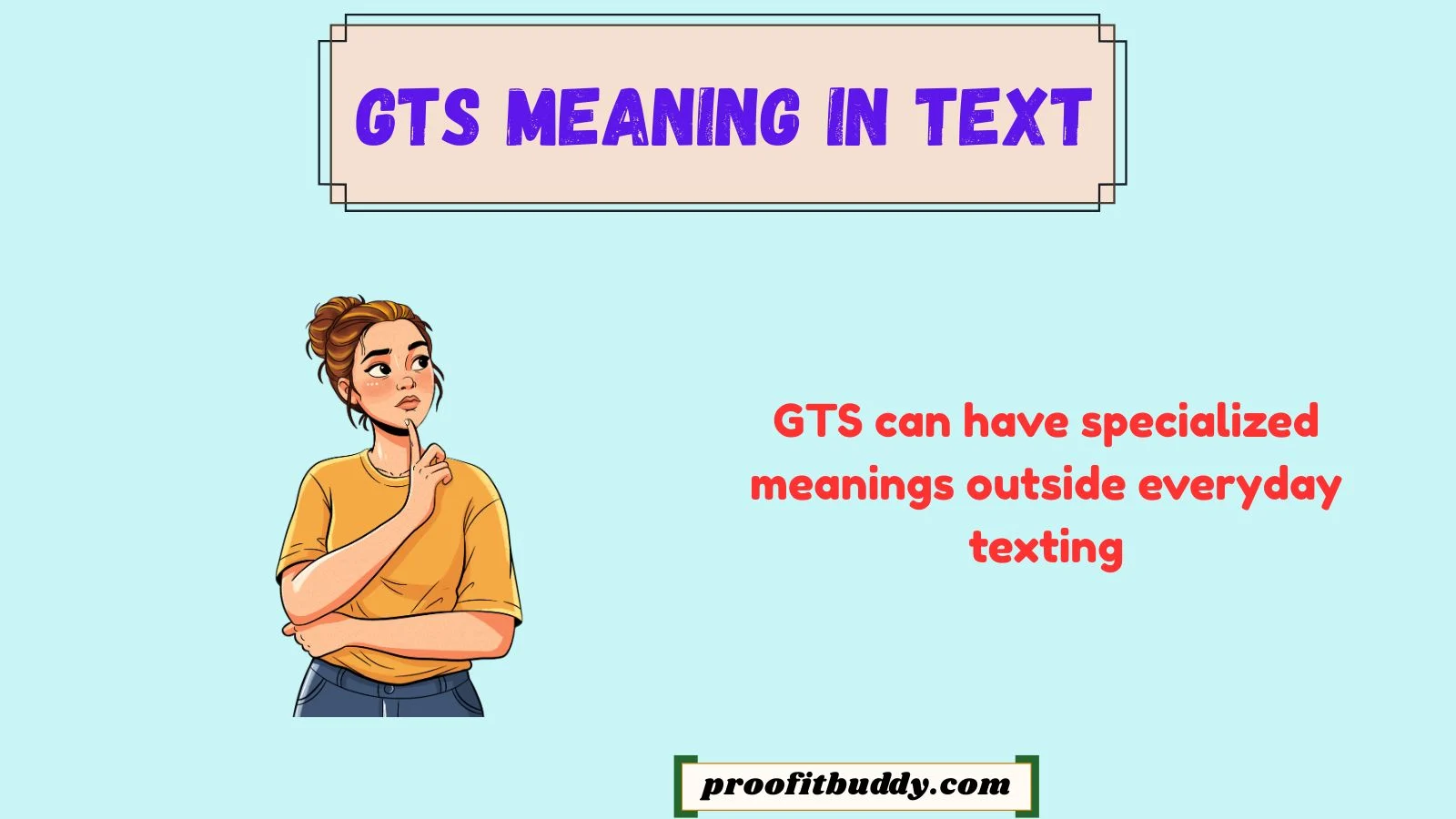gts meaning in text