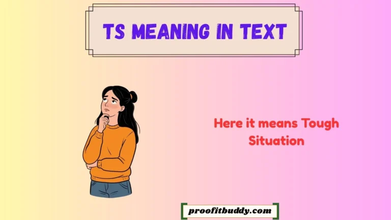 ts meaning in text