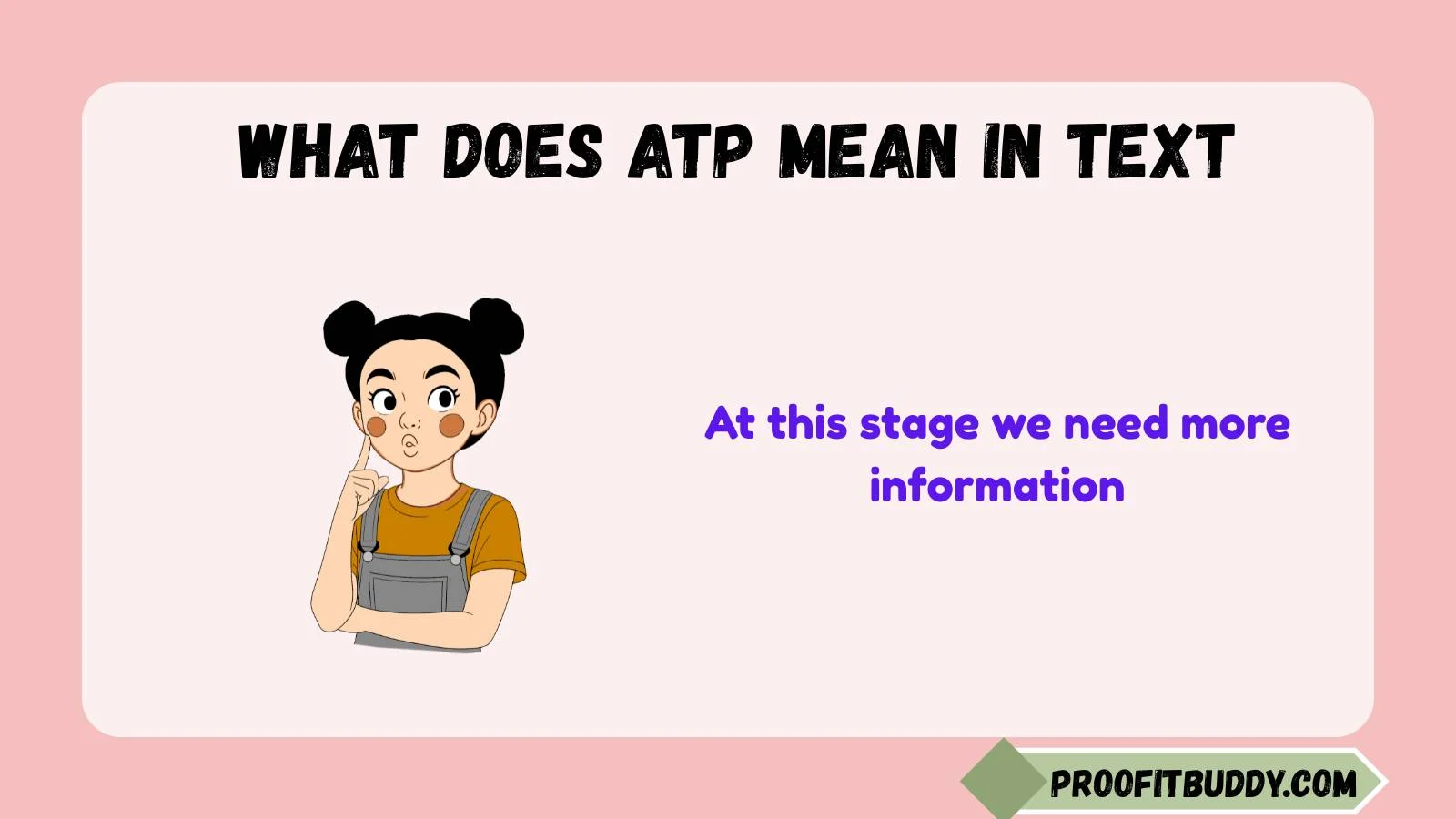 what does atp mean in text