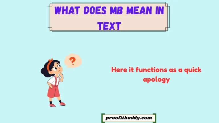 what does mb mean in text