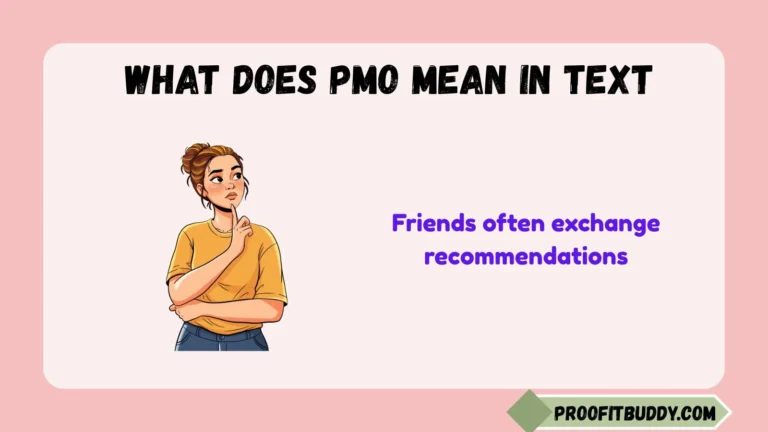 what does pmo mean in text
