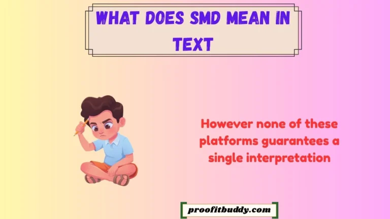 what does smd mean in text